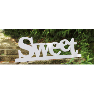 Customed Wooden English Letters Decoration Sign para el dormitorio